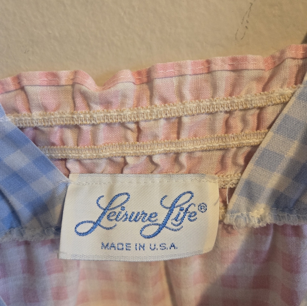 Vintage Gingham House Dress - Picture 5 of 8